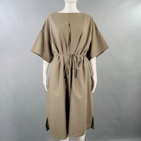 YANTOR SS20 Size M Grey Short Sleeve Midi Dress