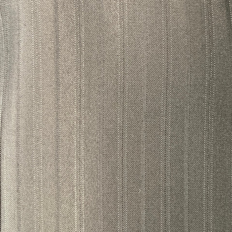 VERSACE COLLECTION Size 44 Black Stripe Viscose Blend Notch Lapel Suit