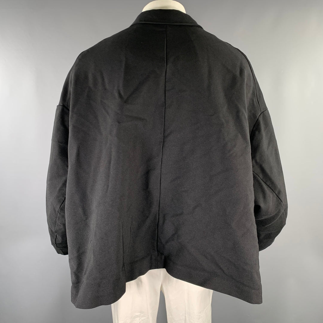 COMME des GARCONS Size L Black Polyester Oversized Jacket