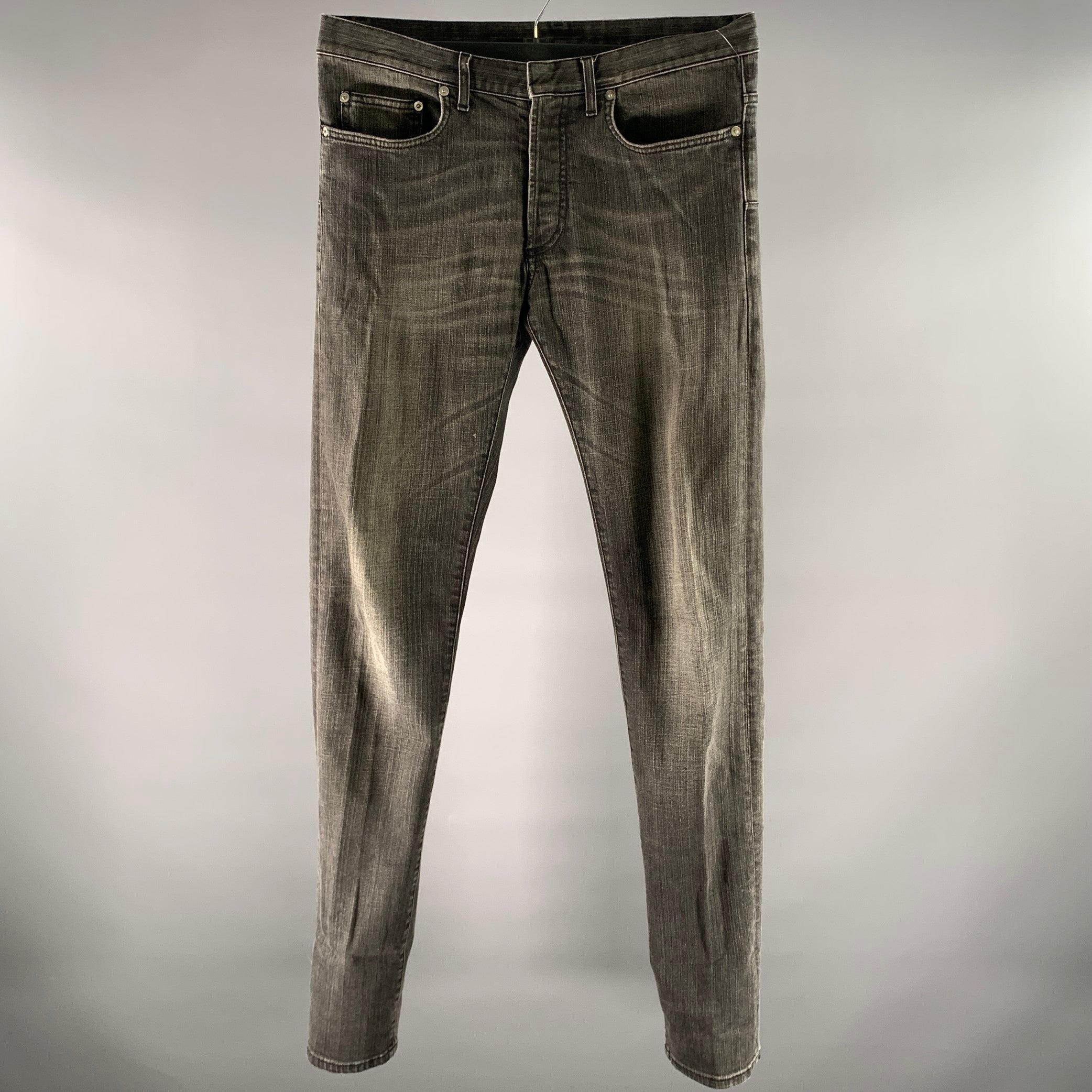 Dior Homme Slim Fit Jeans Cotton クリス期 Long Slim-Fit Jeans Black Cotton Denim | DIOR