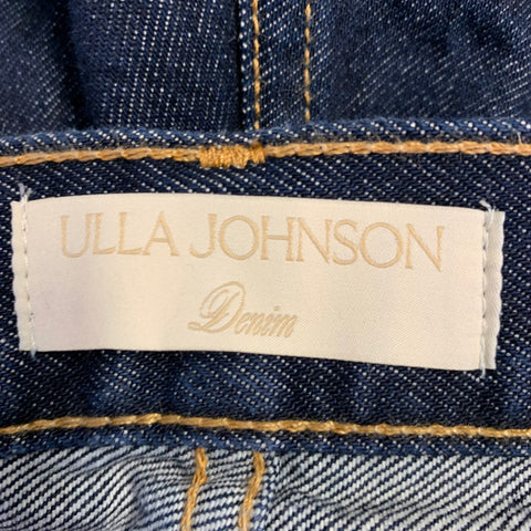 ULLA JOHNSON Size 25 Blue Indigo Cotton 5 pocket Jeans