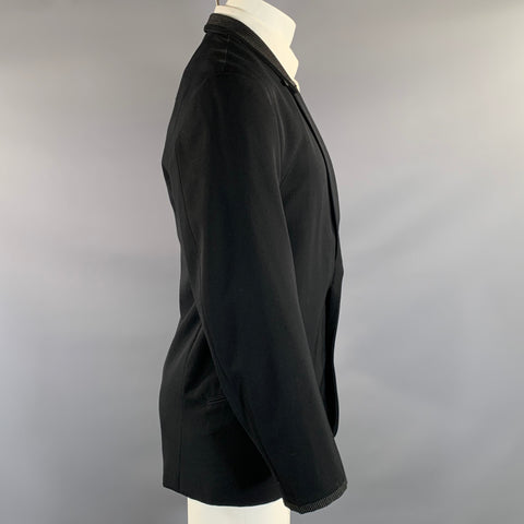 YOHJI YAMAMOTO AW1993 Chest Size S Black White HP-J86-881 Stripe Wool Sport Coat