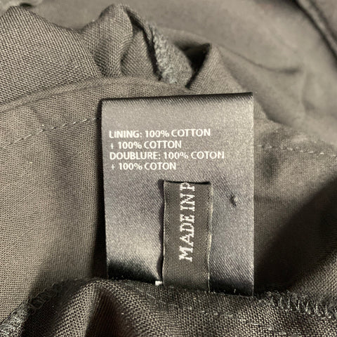 HAIDER ACKERMANN Size 34 Black Wool Polyamide Drop Crotch Dress Pants