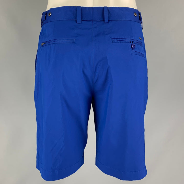 RLX by RALPH LAUREN Size 32 Royal Blue Polyester Flat Front Shorts