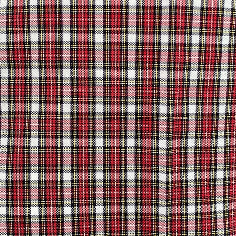BAND OF OUTSIDERS Size L Red White Plaid Cotton Button Down Collar One Pocket Long Sleeve Shirt