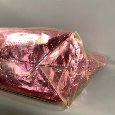 MARC JACOBS SS2019 Pink Black Metallic Tote Bag