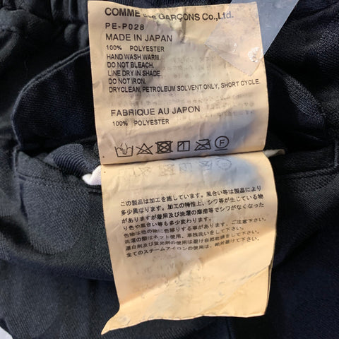 COMME des GARCONS HOMME PLUS SS2020 Size L Black Polka Dot Polyester Casual Pants
