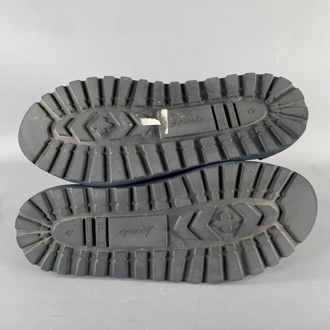 MARSELL Size 9 Navy Suede  Lace Up Shoes