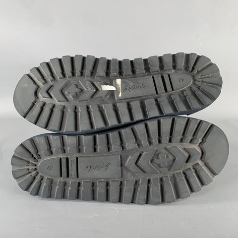 MARSELL Size 9 Navy Suede  Lace Up Shoes