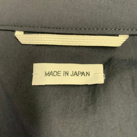 THOM BROWNE Size XXL Navy Nylon Long Sleeve Shirt Jacket