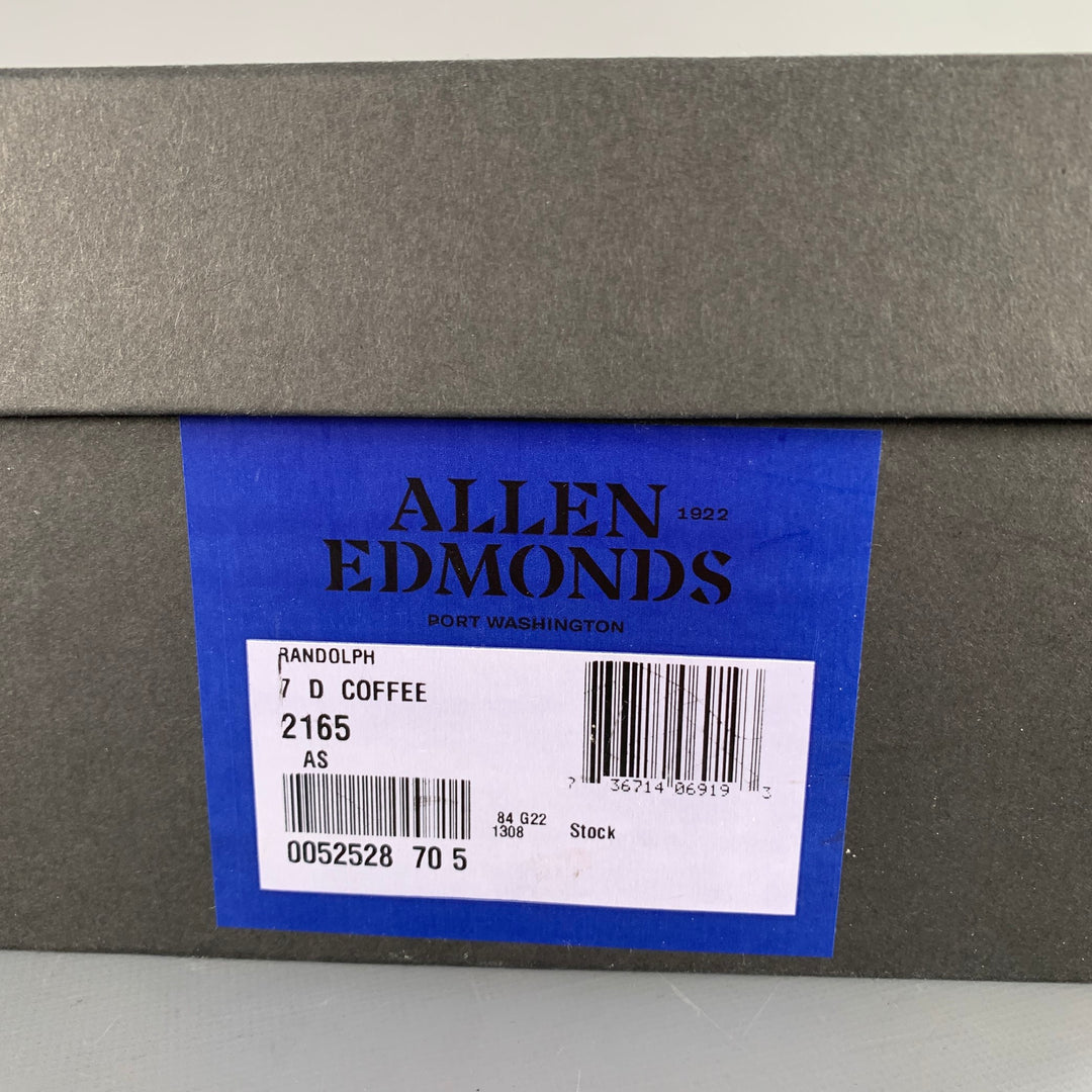 ALLEN EDMONDS Size 7 Randolph Brown Leather Penny Loafers