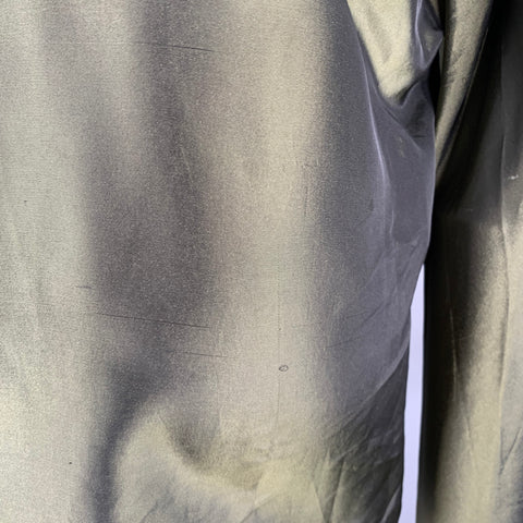 HAIDER ACKERMANN Size 8 Olive Green Rayon Jacket