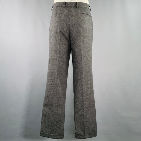 MAISON MARTIN MARGIELA Size 34 Grey Heather Wool Cashmere Dress Pants