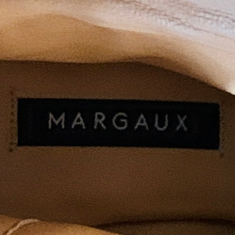 Bottes mi-mollet en daim marron avec fermeture éclair latérale MARGAUX Taille 37