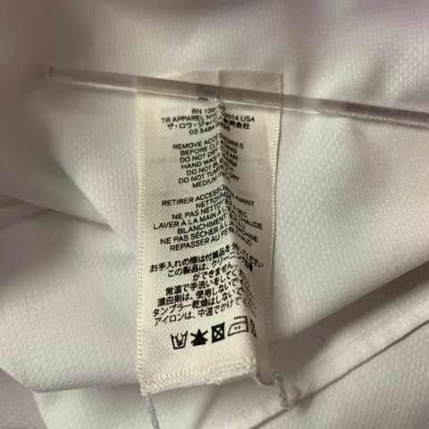 THE ROW Size 12 White Cotton Dress Shirt