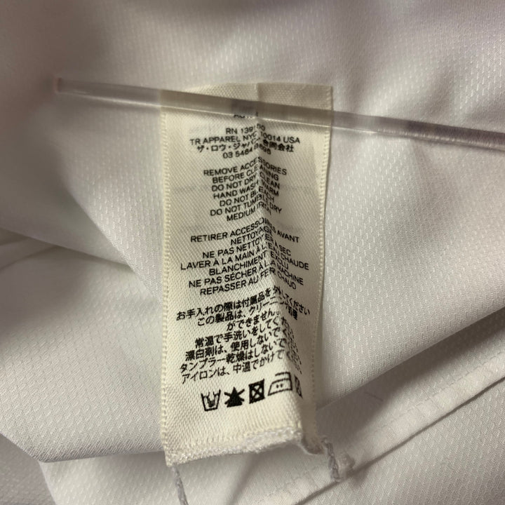 THE ROW Size 12 White Cotton Dress Shirt