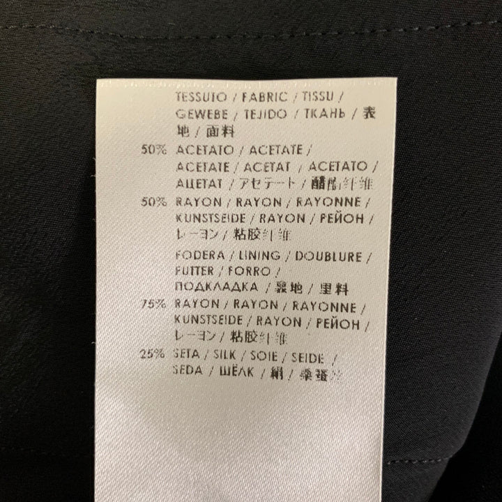 ALEXANDER MCQUEEN Size 2 Black Red Cuff Dress Pants