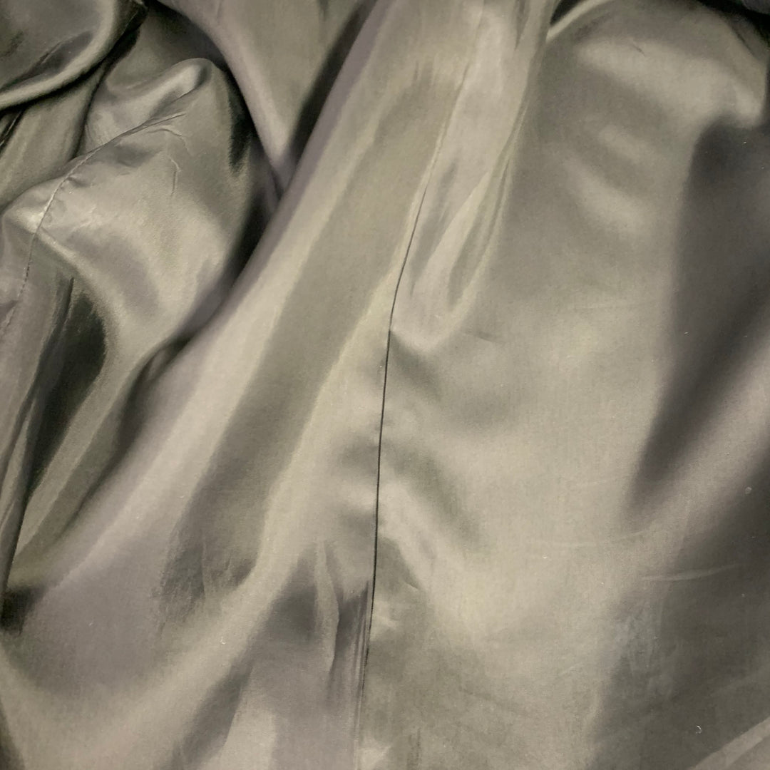 MICHAEL KORS COLLECTION Size 8 Black White Wool Blend Tweed Dress Jacket Set