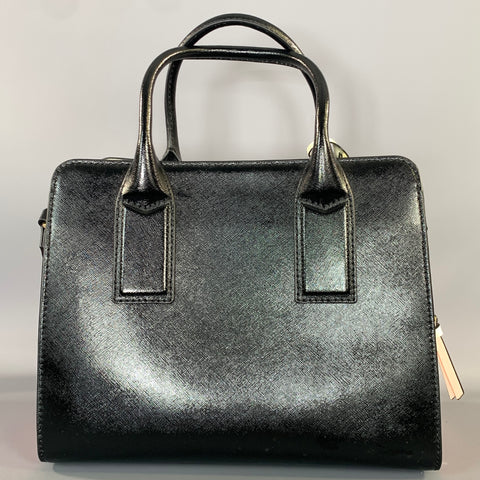 MARC JACOBS SS2018 Black Pink Color Block Saffiano Leather Handbag