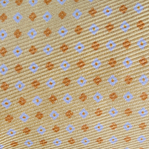 KITON Yellow Orange Floral Tie