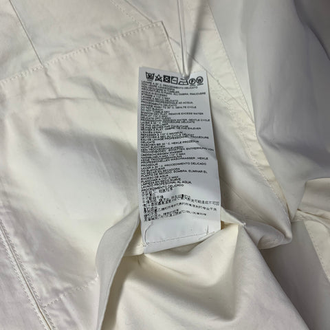 MAISON MARGIELA Size 40 White Cotton Notch Lapel Sport Coat