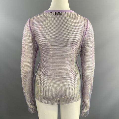 ESSENTIEL ANTWERP Size L Lavender Polyester &  Spandex Pullover