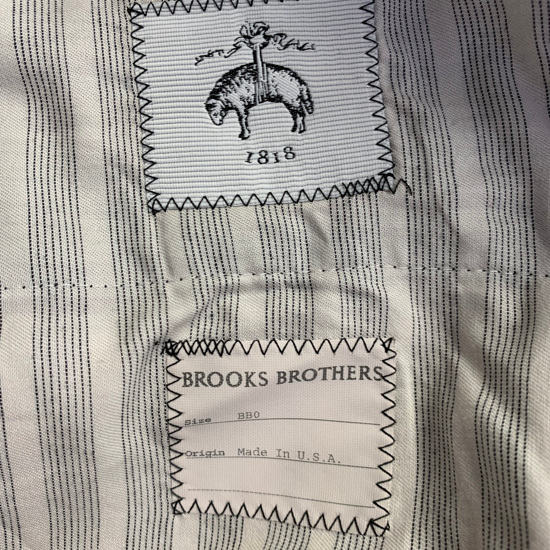 BLACK FLEECE by THOM BROWNE Size 28 Navy Black Plaid Wool Blend Twill Button Fly Dress Pants