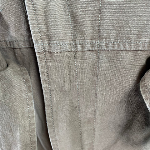 RRL by RALPH LAUREN Limited Edition Size L Garment Experimental Khaki Cotton Belted Military Jumpsuit