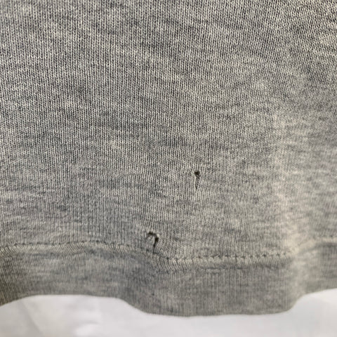 COMME des GARCONS SHIRT Size L Grey Heather Cotton Scoop Neck T Shirt