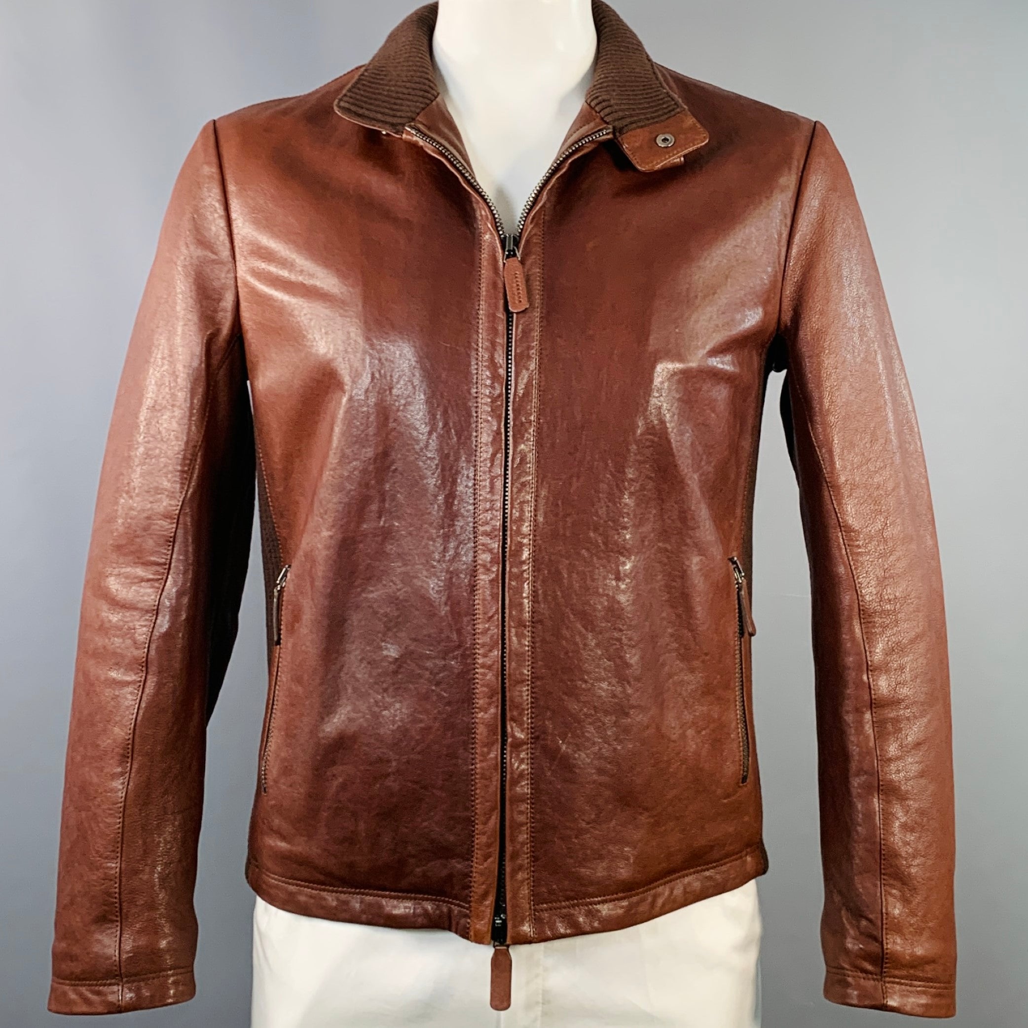 FRATELLI ROSSETTI レザージャケット 54 2XL Leather biker jacket FRATELLI ROSSETTI レザージャケット 【公式通販】