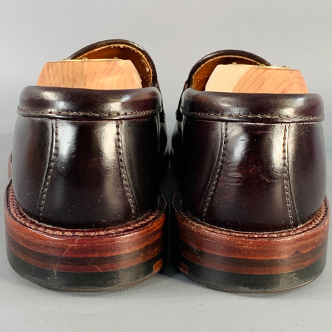 ALDEN Size 6.5 D6207 Color 8 Horween Cordovan Leather Penny  display picture 3