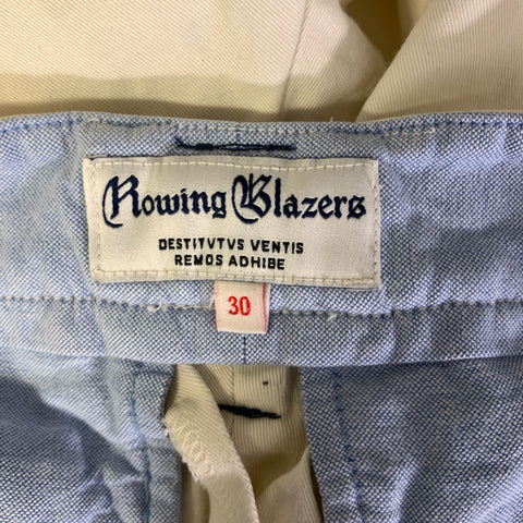 ROWING BLAZERS Size 30 Cream Solid Cotton Relaxed fit Casual Pants