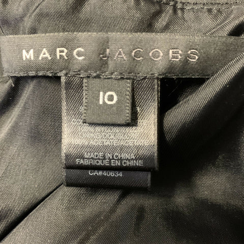 MARC JACOBS Size 10 Black Silk Tank