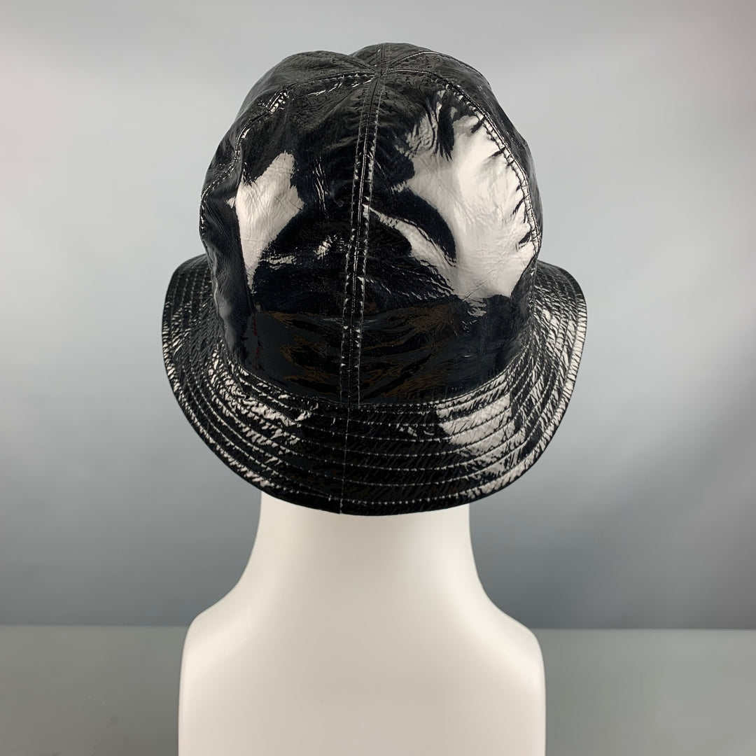 CHANEL Black Polyester Polyurethane Hats