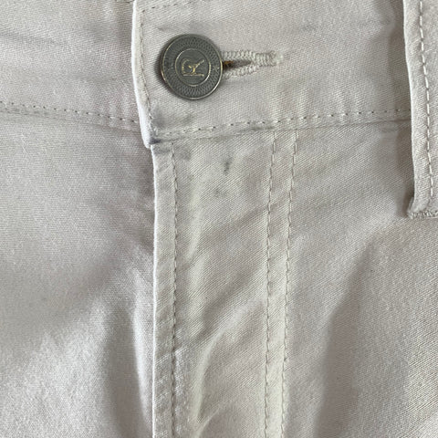 45rpm Size 33 White Cotton Straight leg Jeans