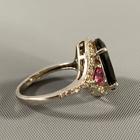 NO BRAND Purple Silver Sterling Ring