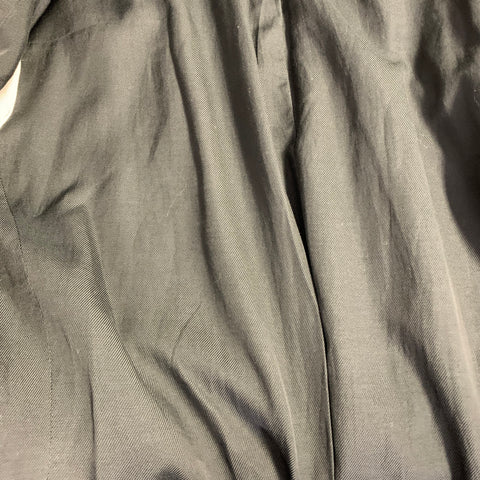 HAIDER ACKERMANN Size L Black White Rayon Stripe Blazer