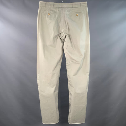 MAISON MARTIN MARGIELA Size M Grey Cotton Straight Casual Pants