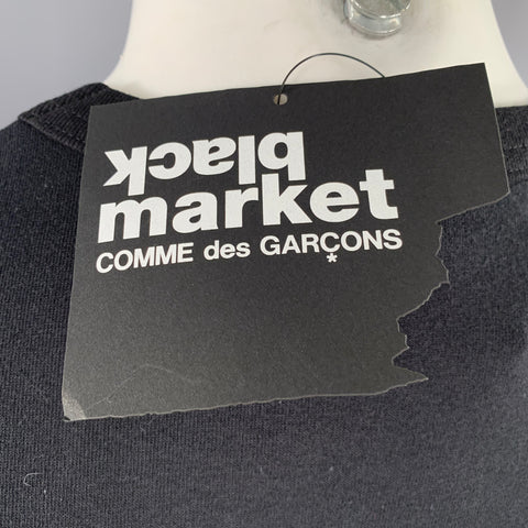 COMME des GARCONS PLAY Size S Black Cotton Oversized T-shirt