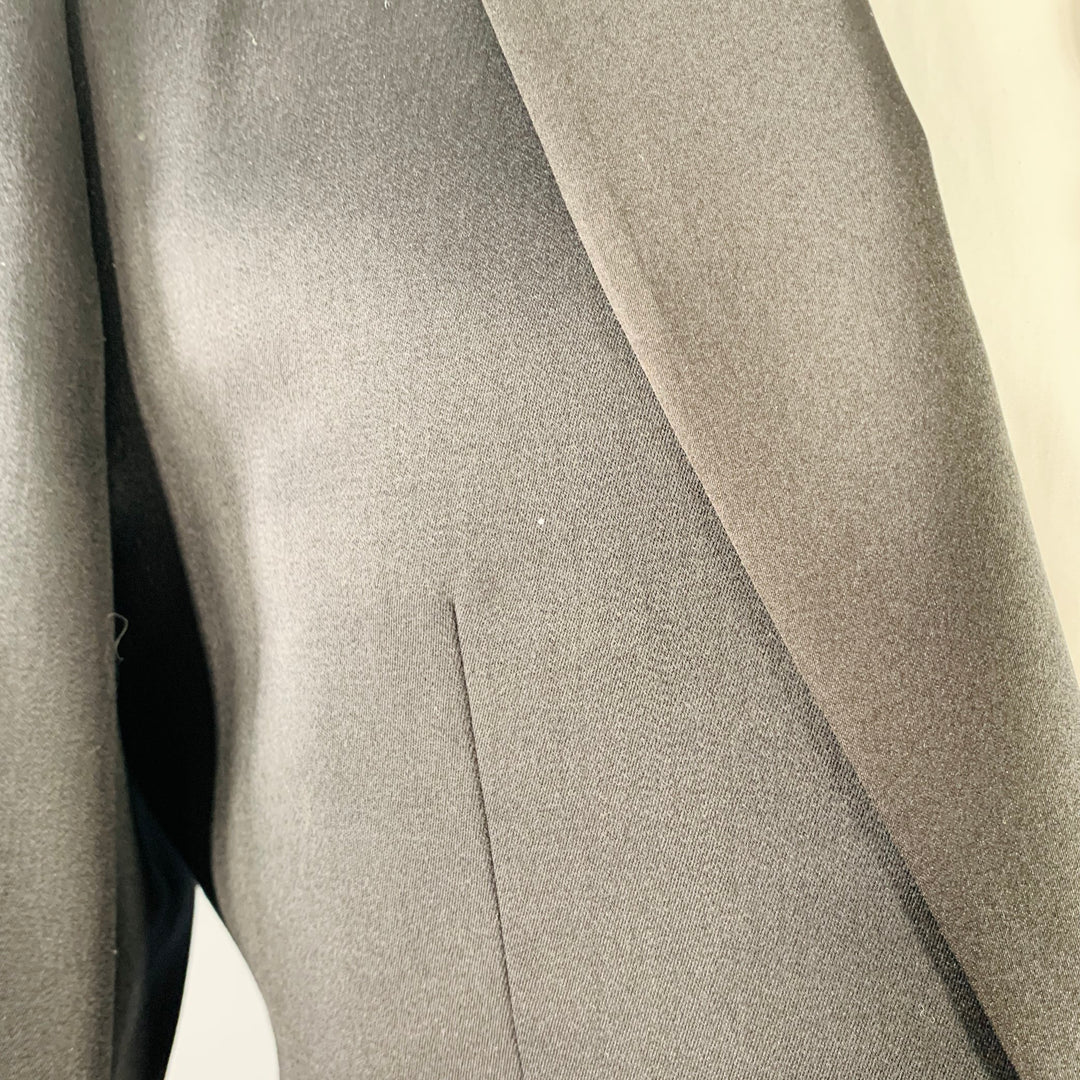 INDOCHINO Size M Black Wool Notch Lapel Tuxedo