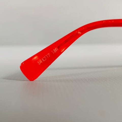 ALAIN MIKLI Red Metal Sunglasses