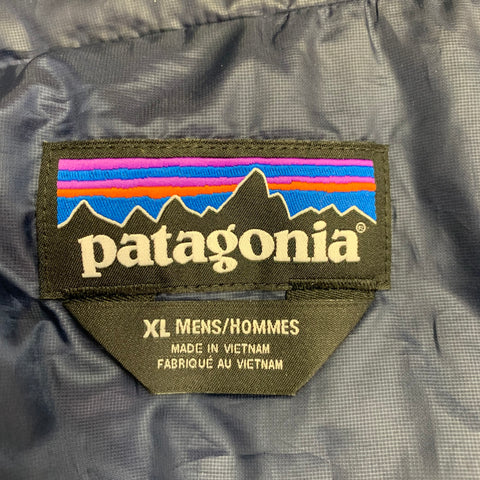 PATAGONIA Size XL Navy Quilted Polyester Zip Pockets Vest
