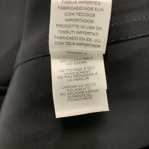 MARC JACOBS Runway Spring 2019 Size 6 Black Viscose Pleated Button Up Shirt