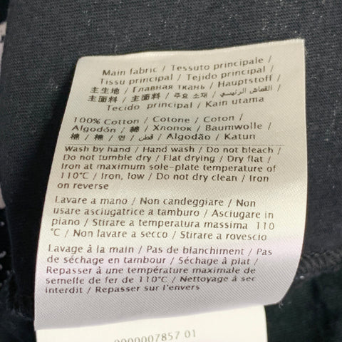 T-shirt Valentino 2020 Col rond en coton imprimé paysage noir et blanc Taille M