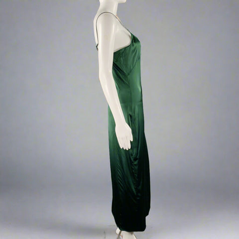 JACQUEMUS Taille 0 -La Robe Notte- Robe à fines bretelles en mélange de viscose vert