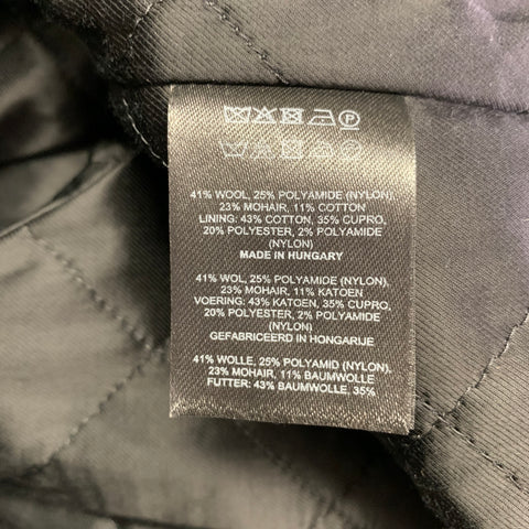 DRIES VAN NOTEN Size S Tan Brown Shaggy Faux Shearling Bomber Jacket