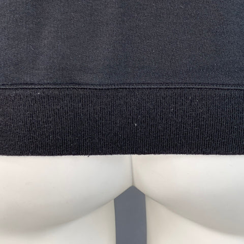DOLCE & GABBANA Taille M Noir Or Coton Cachemire Sweat à Capuche
