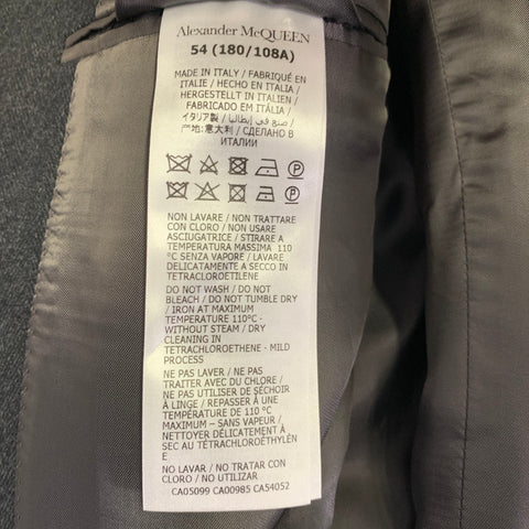 ALEXANDER MCQUEEN Veste de sport en cachemire de laine noire Taille 44