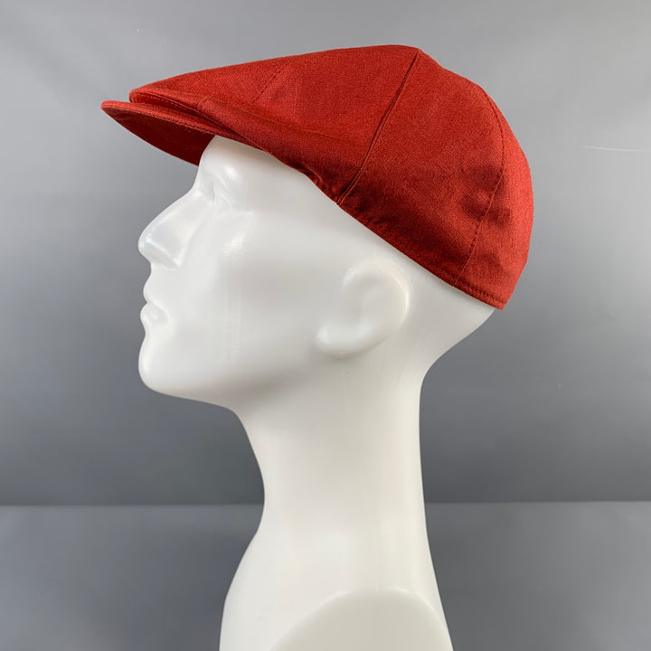 BORSALINO Size L Red Linen Hats