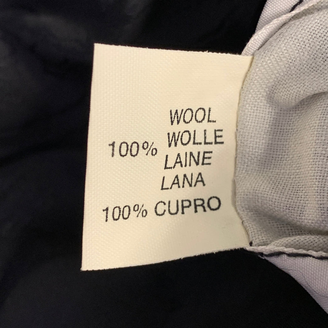 BRIONI for WILKES BASHFORD Size 44 Black Wool Peak Lapel Tuxedo